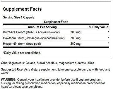Swanson Full Spectrum Herbal Circulatory Care 60 Capsules