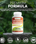 Best Naturals Chromium Picolinate Tablet 200 Mcg 240 Count
