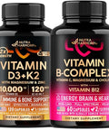 Nutraharmony Vitamin B Complex & Vitamin D3 K2 Capsules