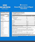 Isopure Build Your Smoothie Power Bundle Zero Carb Creamy Vanilla Protein Powder (15 Servings) And Amazing Grass Greens Blend Detox & Digest (30 Servings)