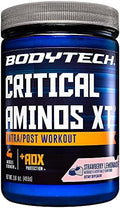 Bodytech Critical Aminos Xt Intra/Post Workout Amino Acid Formula Supports Recovery Endurance & Performance Strawberry Lemonade (16 Oz 45 Servings)