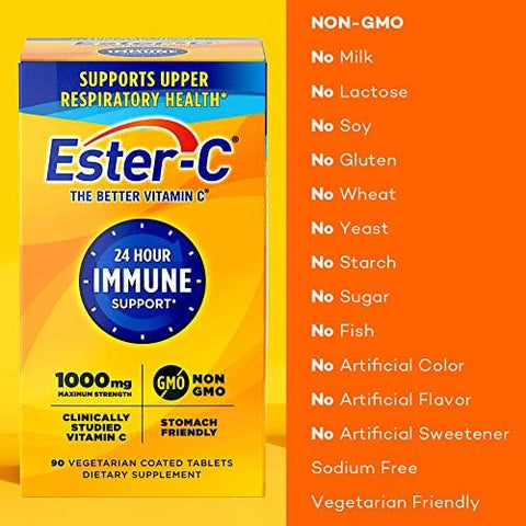 EsterC Vitamin C 1000 mg 90 Coated Tablets