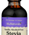 NuNaturals Liquid Stevia SugarFree Sweetener PlantBased Sugar Substitute Zero Calorie Unflavored AlcoholFree 2 oz