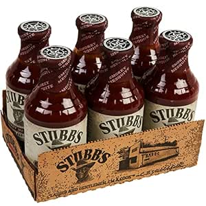 Stubb's Smokey Mesquite BBQ Sauce, 18 oz (Pack of 6)