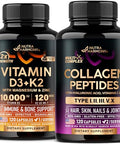Nutraharmony Vitamin D3 K2 & Collagen Peptides Capsules