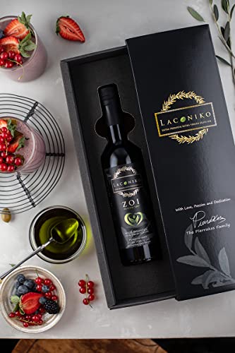 Laconiko ZOI Ultra High Phenolic Extra Virgin Olive Oil | NEW September 2025 Harvest! | 1397 MG/KG Polyphenols | Rich in OLEOCANTHAL 1000 MG/KG | LIMITED QUANTITY | 2024 GOLD MEDAL NYIOOC | 12.68 OZ (375ML)