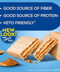 Atkins Peanut Butter Protein Wafer Crisps Protein Dessert 4G Net Carb 1G Sugar Keto Friendly 5 Count (Pack Of 4)