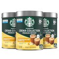 Starbucks Crema Collection Premium Instant Madagascar Vanilla Flavored Instant Coffee, 100% Arabica Beans, 3 Tins (7.12 Oz Each)
