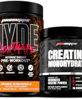 Prosupps Hyde Nightmare Intense Energy Pre-Workout Orange Creamsicle And Creatine 300 Bundle