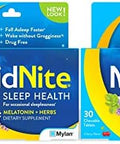 Midnite Natural Sleep Supplement 30 Count Chewable Cherryflavored Tablets Natural Nonhabit Forming Sleep Aid Melatonin Supplement Twin Pack