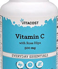 Vitacost Vitamin C with Rose Hips Delayed Release 500 mg 100 Tablets