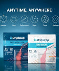 Dripdrop Hydration Packets Juicy Variety Pack Single Serve Electrolytes Powder Drink Mix Grape Fruit Punch Strawberry Lemonade Cherry Nongmo Gluten Vegan 32 Sticks