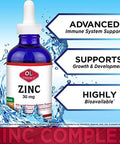 Olympian Labs Zinc Liquid 30Mg 2 Fl Ounce