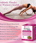 OMOGS Womens Probiotic 120 Billion CFUs 18 Strains with 3 Prebiotics and Cranberry Extract Help for Immune Booster Digestive Health Gut Health and Vaginal Health