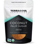 Terrasoul Superfoods Organic Coconut Sugar 2 Lbs - Low Glycemic | Unrefined | Trace Minerals