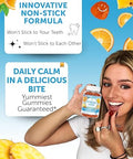 Lunakai Usa Made Stress Less Magnesium Glycinate With L-Theanine Gummies Bundle Naturally Flavored Non-Gmo 60Ct Each