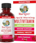 Maryruth'S Liquid Morning Multivitamin Travel Pack Mens & Womens Multivitamin Vitamin A C D E B6 B12 Biotin Zinc Beauty Immunity Vegan Non-Gmo Gluten Free 1 Oz 8 Servings