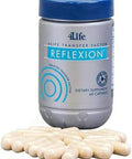 4Life Transfer Factor Reflexion - Targeted Mindset Stress and Brain Support with L-Theanine Wild Green Oat and Proprietary Tri-Factor Immune Support Formula - 60 Capsules
