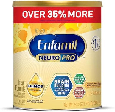 Enfamil Neuropro Baby Formula Mfgm 5Year Benefit Expertrecommended Brainbuilding Omega3 Dha Exclusive Immune Supporting Humo6 Blend Infant Formula Powder Baby Milk 28.3 Oz