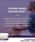 Host Defense Mycobotanicals Brain & Body Powder Digestive & Immune Support Supplement With Lion'S Mane & Reishi Mushroom Brain Supplement To Support Memory & Focus 3.5 Oz (33 Servings)