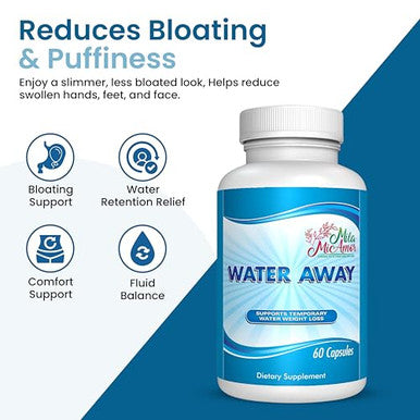 Mila Miamor Water Away Natural Diuretic Capsules 60 Capsules