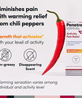 Penetrex Arthritis Warming Pain Relief Cream - Deep Penetrating Capsaicin With Arnica Vitamin B6 & Msm(Dmso2) - Apply To Hands Wrists Feet Knees Elbows And Other Affected Areas 2 Oz