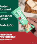 Quest Nutrition Peppermint Bark Protein Bar 21G Protein 4G Net Carb 1G Sugar Gluten Free 12 Count