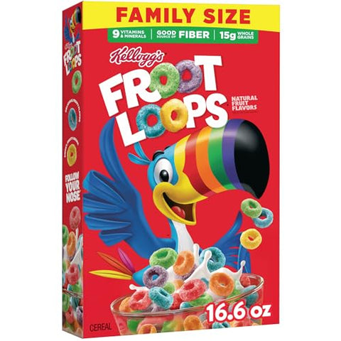 Kellogg's Raisin Bran Crunch Cold Breakfast Cereal Cup, Fiber Cereal, Heart Healthy, Original, 2.8 Ounce