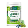 Orgain Collagen Peptides Powder 1Lb & Purely Inspired Organic Green Powder Smoothie Mix Unflavored 24 Servings Joint Hair Skin & Nail Support With Superfoods