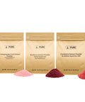 PURE ORIGINAL INGREDIENTS Cranberry, Pomegranate, & Blueberry Powder Bundle (1Lb Each), Supplements, Fruit Powders, Flavorings