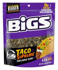 BIGS Sunflower Seeds, Taco Bell Taco Supreme Flavor, 5.35 oz. (Pack of 12)