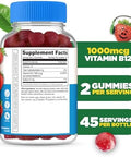 Lifeable Sugar Kids Vitamin B12 Gummies 1000 Mcg Great Tasting B12 Vitamins For Kids Energy Mood And Metabolism Support B 12 Vitamin Gummies For Boys And Girls 90 Gummies