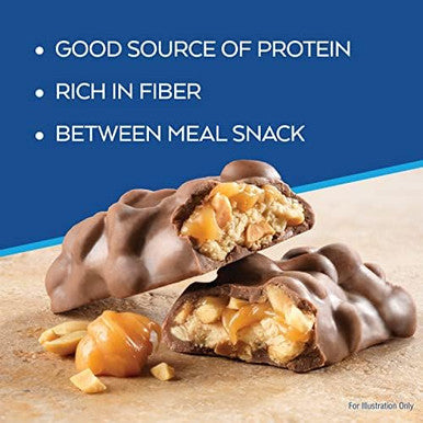 Atkins Caramel Chocolate Nut Roll Snack Bar 16 Count And Chocolate Coconut Bar 5 Count Bundle