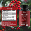 Herbame Blood Circulation Supplement 120 Capsules Supports Leg Vein Heart Vessels And Cardiovascular Health With Niacin Larginine Ginger Cayenne Pepper Hawthorn Diosmin Blood Flow Pills