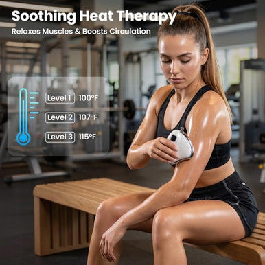 Luxulist Heated Muscle Scraper Tool Fascia Massage Scraper Tool Electric Fascia Knife For Gua Sha Lymphatic Drainage And Accelerated Muscle Recovery Fascia Release Tools For Abdomen Arms Waist And Legs