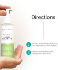 VITAMINS AND SEA BEAUTY, Amino Acid Gel Facial Cleanser, Gentle Purifying Pore Control Face Cleanser Wash with Sea Minerals and Collagen, 8 Fl Oz