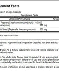 Swanson Full Spectrum Cayenne & Fenugreek 60 Veg Capsules (4 Pack)