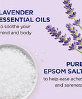 Dr Teal'S Pure Epsom Magnesium Salt SoakSoothe & Sleep With Lavender3 Lb (Pack Of 4)