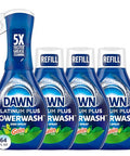 Dawn Powerwash Gain Original Dish Spray Liquid Dish Soap Dish Soap Refill 1 Starter Kit 3 Refills 64 Fl Oz Total (16 Fl Oz/Bottle)