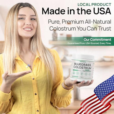 Bluegrass Colostrum Bovine Colostrum Supplement 60 Servings