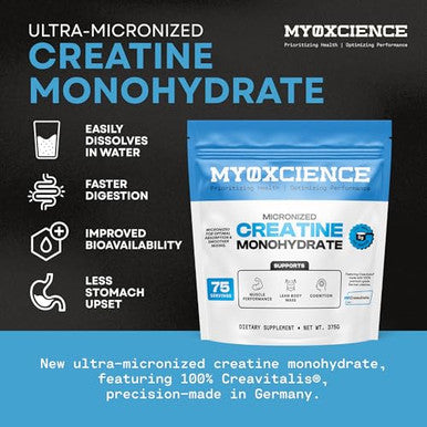 Myoxcience Micronized Creavitalis Creatine 75 Servings