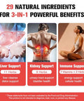 Migcopat 29-In-1 Kidney And Liver Cleanse Detox & Repair Drops High Absorption Cranberry And Milk Thistle Supplement Natural Herbal Daily Detox Support For Kidney Liver Urinary Tract Bladder 60Ml