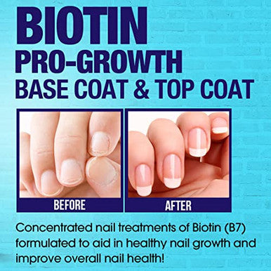 Barielle Biotin Pro-Growth Base Coat & Top Coat Collection 2-Pc Set