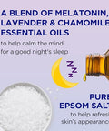 Dr Teal'S Pure Epsom Salt Soak Sleep Blend With Melatonin Lavender & Chamomile Essential Oils & Salt Soak With Pure Epsom Salt Glow & Radiance With Vitamin C & Citrus Essential Oils