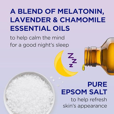 Dr Teal'S Pure Epsom Salt SoakSleep Blend With MelatoninLavender & Chamomile Essential Oils & Salt Soak With Pure Epsom SaltGlow & Radiance With Vitamin C & Citrus Essential Oils