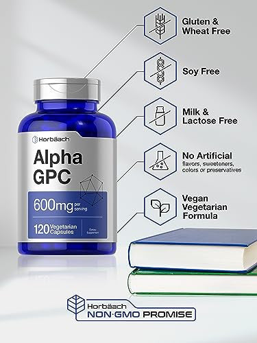 Horbaach Alpha Gpc 120 Capsules 600Mg