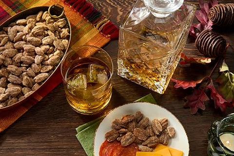 Emerald Maple Bourbon Pecans (1-Pack) | 5oz Resealable Bag | Kosher Dairy Certified, Non-GMO, Contains No Artificial Preservatives, Flavors or Synthetic Colors
