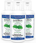 Ecodent Extrabrite Baking Soda Toothpowder Mint Fluoride Toothpaste Powder Sls Tooth Powder With Oxidizing Calcium Peroxide Whitening Toothpaste Alternative 2 Oz Ea (Pack Of 3)