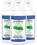 Ecodent Extrabrite Baking Soda Toothpowder Mint Fluoride Toothpaste Powder Sls Tooth Powder With Oxidizing Calcium Peroxide Whitening Toothpaste Alternative 2 Oz Ea (Pack Of 3)