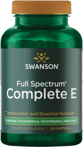 Swanson Full Spectrum Vitamin E with Tocotrienols 120 Sgels